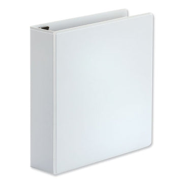 Universal® Deluxe Easy-to-open D-ring View Binder, 3 Rings, 2" Capacity, 11 X 8.5, White freeshipping - TVN Wholesale
